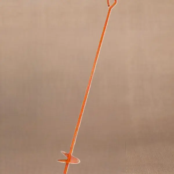 New 37" Orange Ground Anchors come with 1/8" cable & one 1/8" Clamp