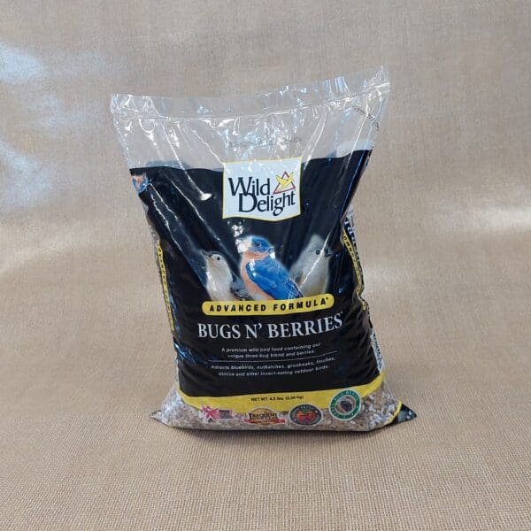 Wild Delight Bugs N' Berries Wild Bird Food - 4.5Lbs Bag